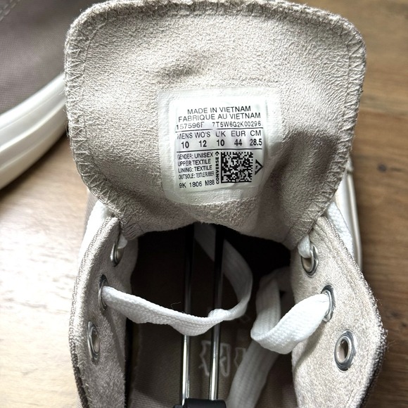 Converse All Star Cordura Gray Low Sneakers Men's 10 Canvas‎ Durable EUC Shoes - Picture 7 of 8